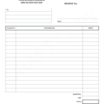 Blank Invoice Template Fill Online Printable Fillable Blank PdfFiller