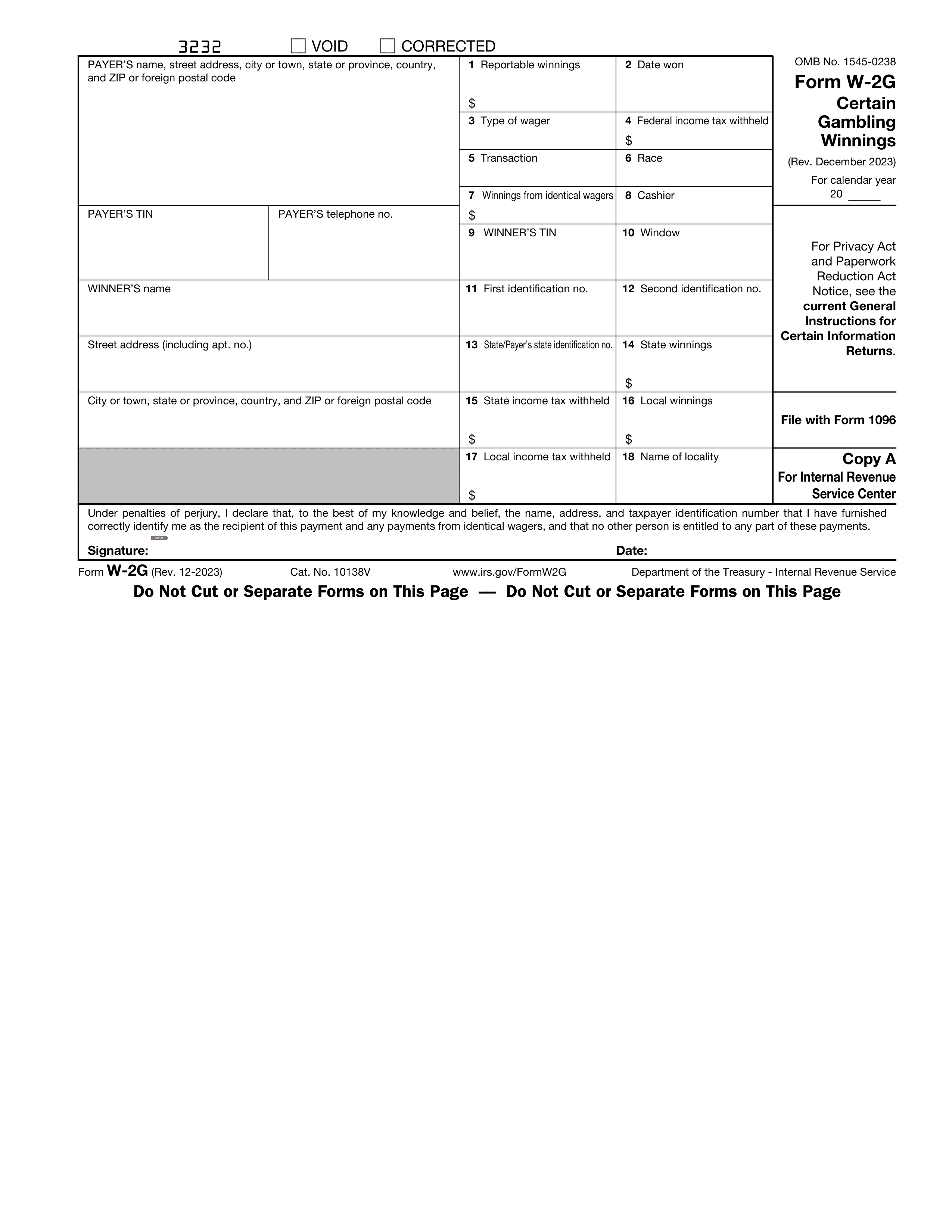 Wi W9 Printable Form