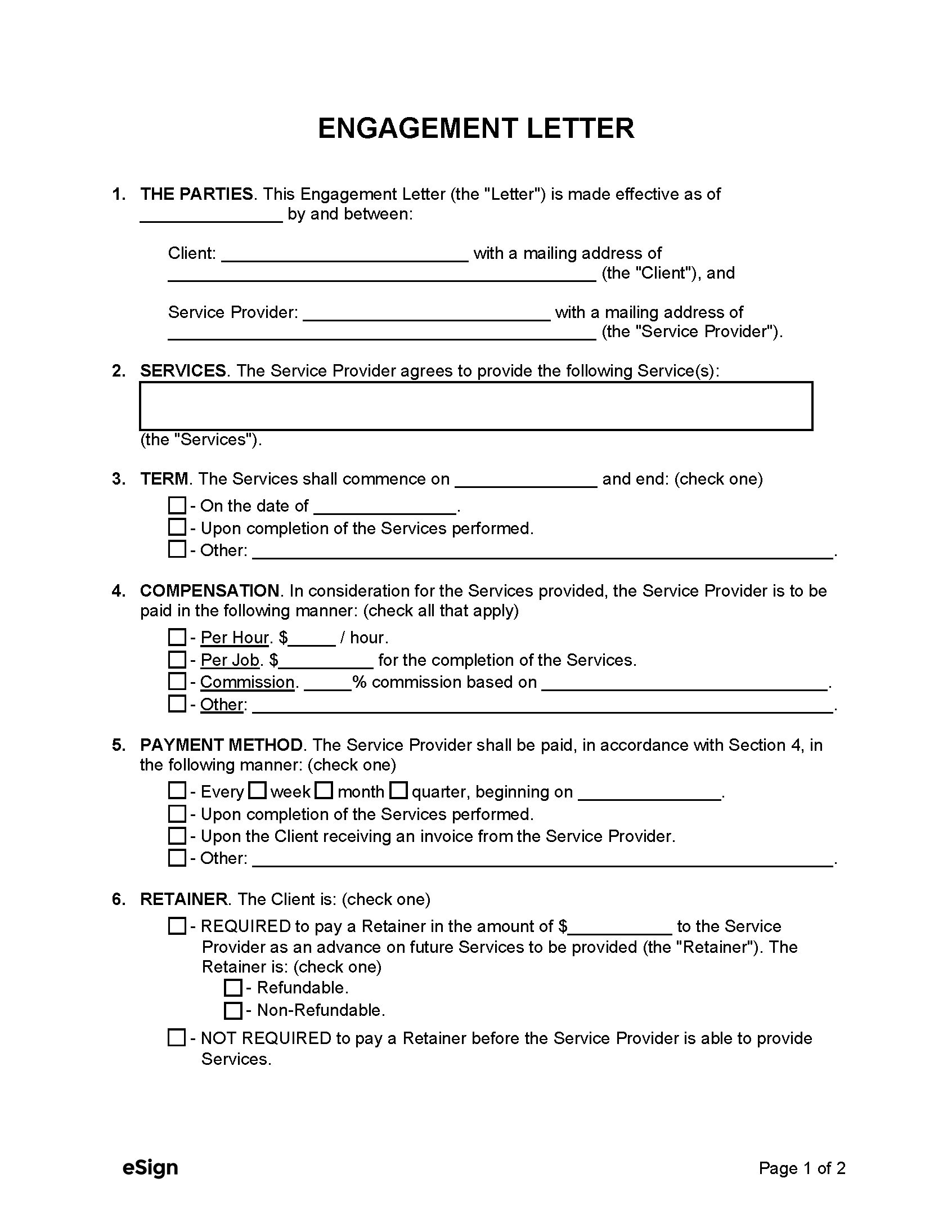 Free Independent Contractor Agreement Templates 8 PDF Word