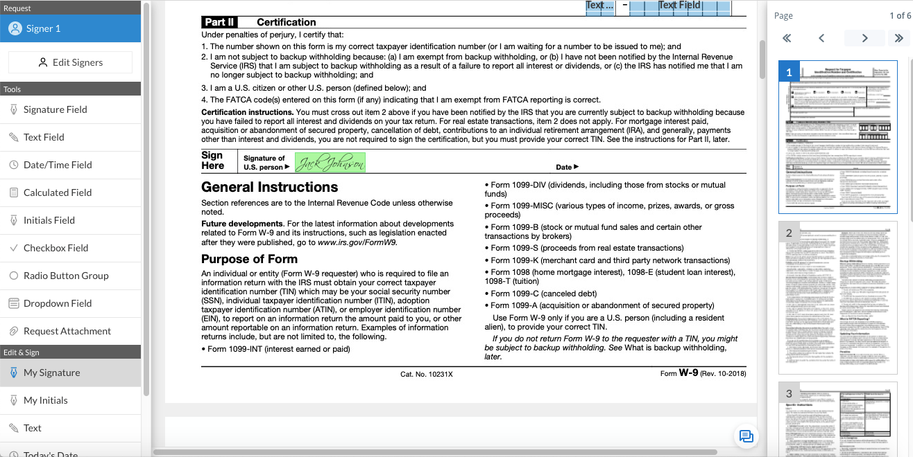 How To ESign A Form W9 AirSlate SignNow