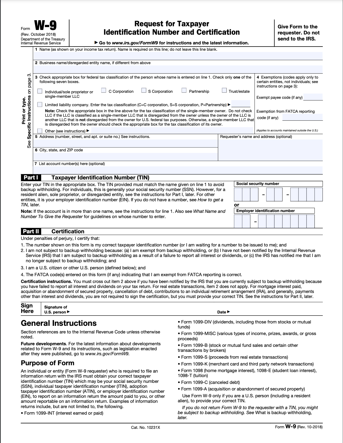 How To Fill Out A W 9 Form Online Dropbox Sign Dropbox