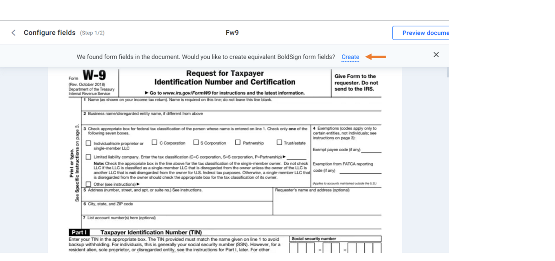 W9 Form Free Online