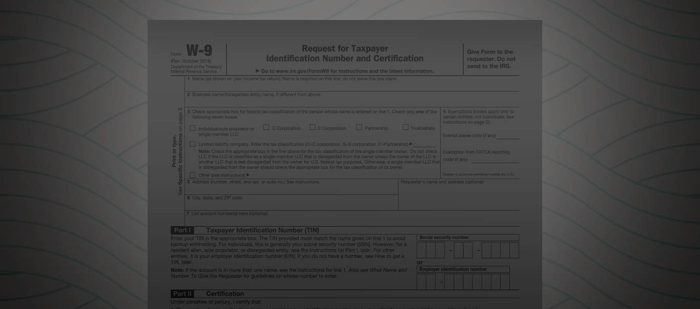 Irs Free Printable W9 Form