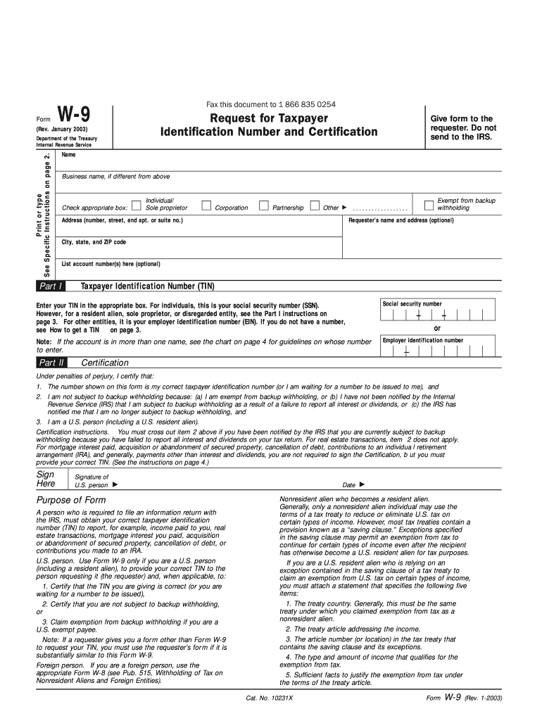 W9 Form 2023 Fill Out Sign Online DocHub