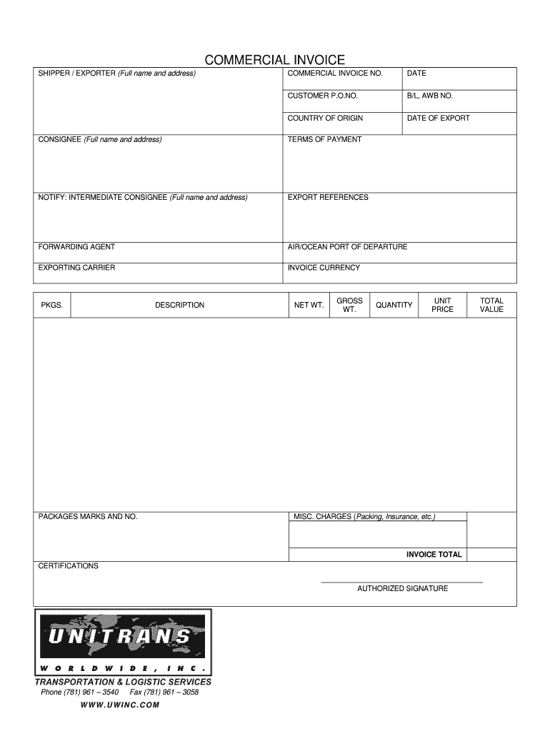 W9 Invoice Template Fill Online Printable Fillable Blank PdfFiller